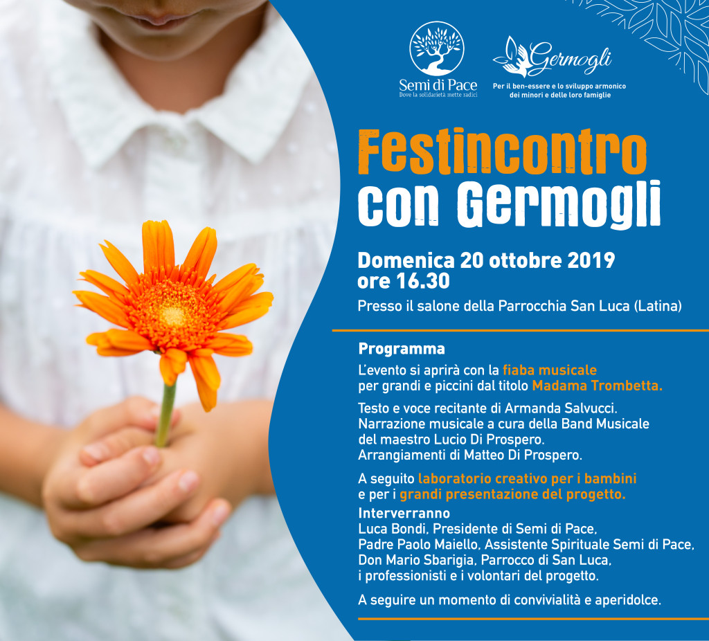 Semi di Pace_Germogli_evento 20 ottobre 2019