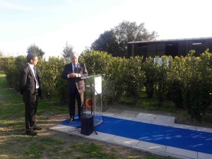 Il presidente del Parlamento europeo Antonio Tajani al Memoriale di Semi di Pace